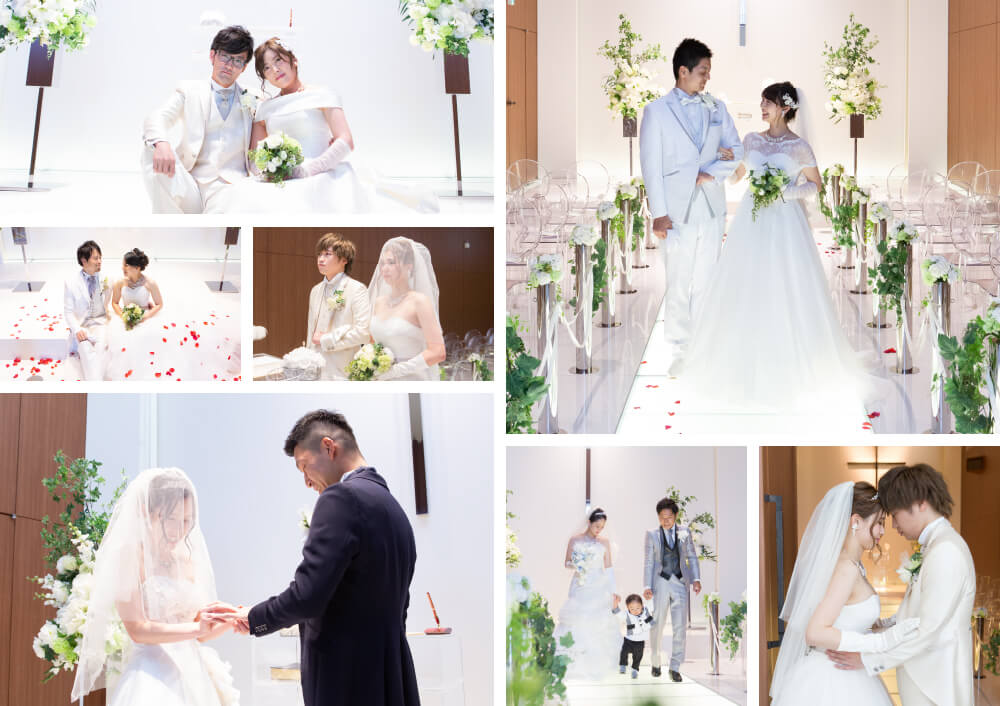 たくさんの先輩カップルの写真